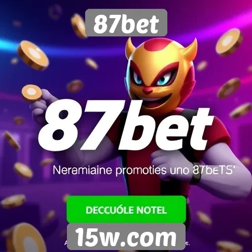 Promoções atrativas disponíveis no 87bet